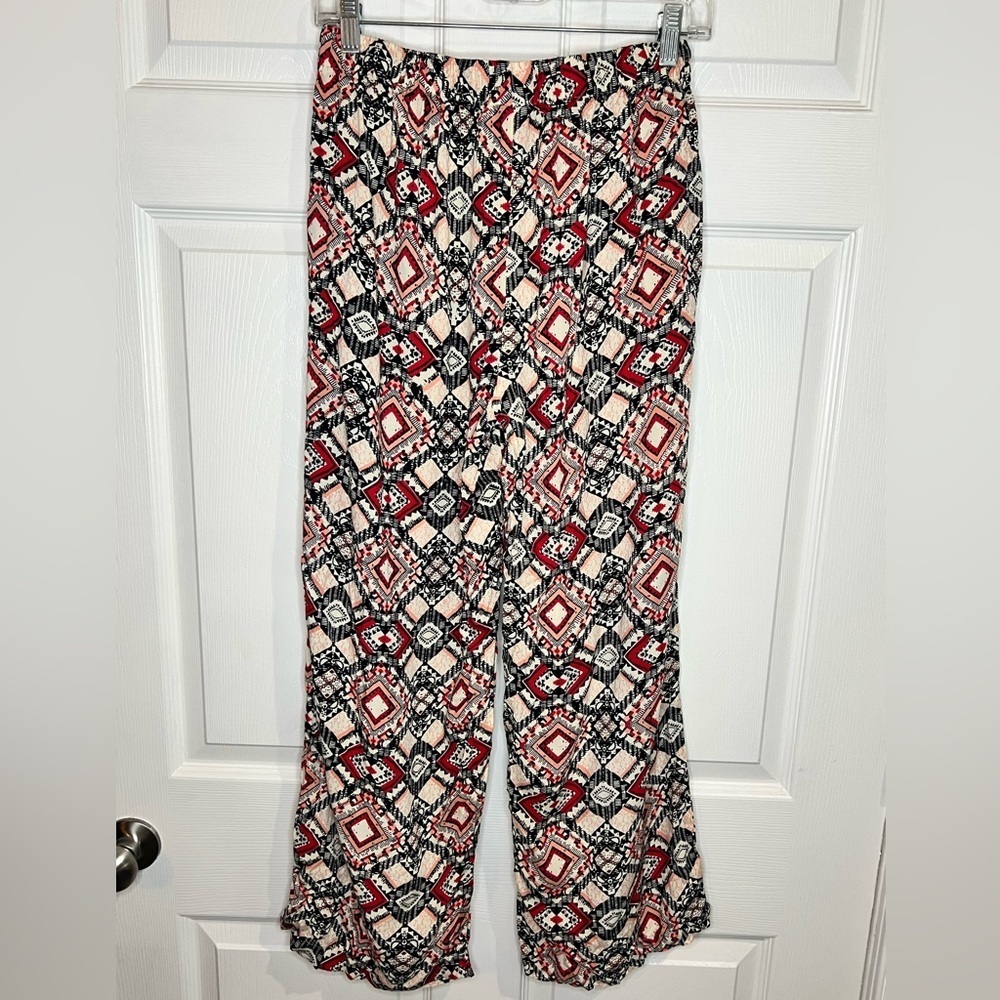 Vtg Boca Bay Women’s Casual lounge pants - Diamond Geometric Print - Sz. Med.
